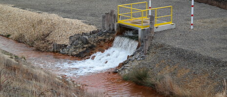 Ausleitung Grubenwasserreinigungsanlage Tagebau Nochten